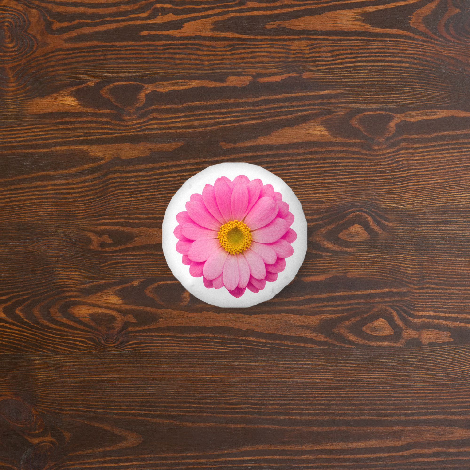 Pink Flower Custom-shaped pillow - Image 2