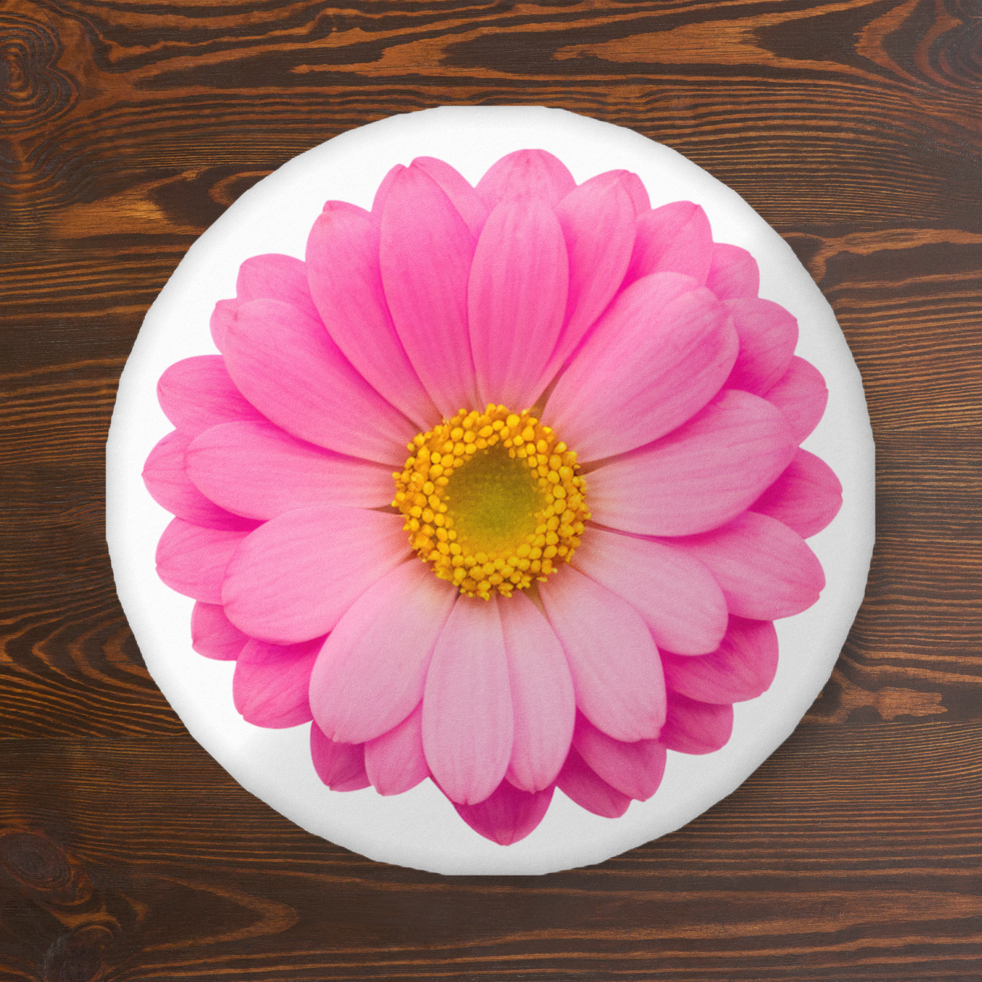 Pink Flower Custom-shaped pillow