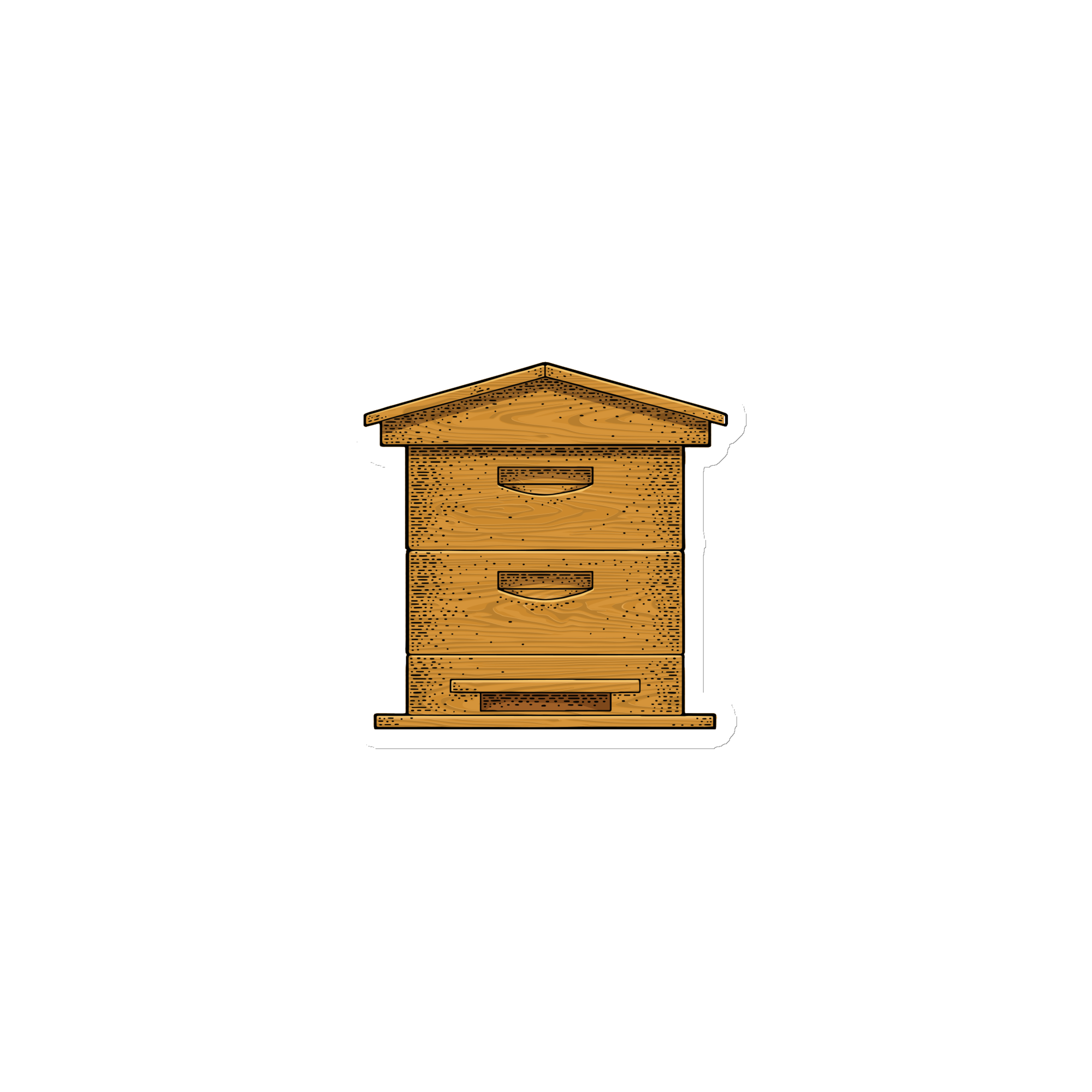 Honey Bee Hive Magnet - Image 2