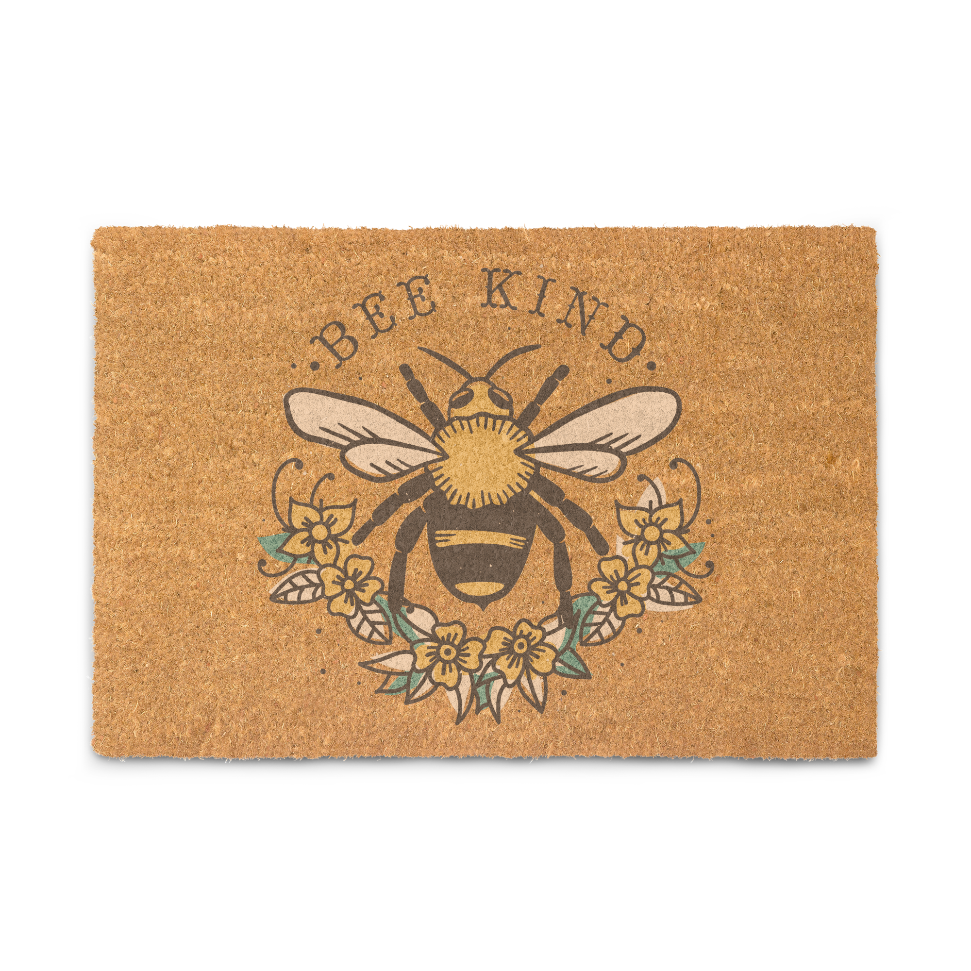 Bee Kind Coir doormat
