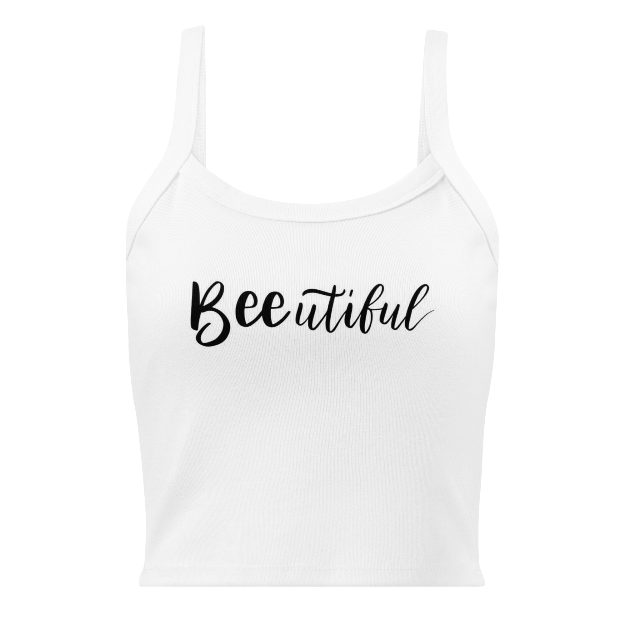 Bee Beautiful Women’s micro-rib tank top